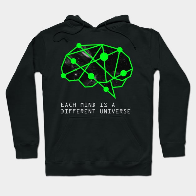 Each mind is a different universe Hoodie by RAdesigns